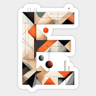 Alphabet - Letter E Sticker